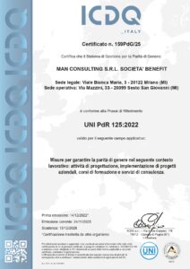 Certificato UNI PDR125